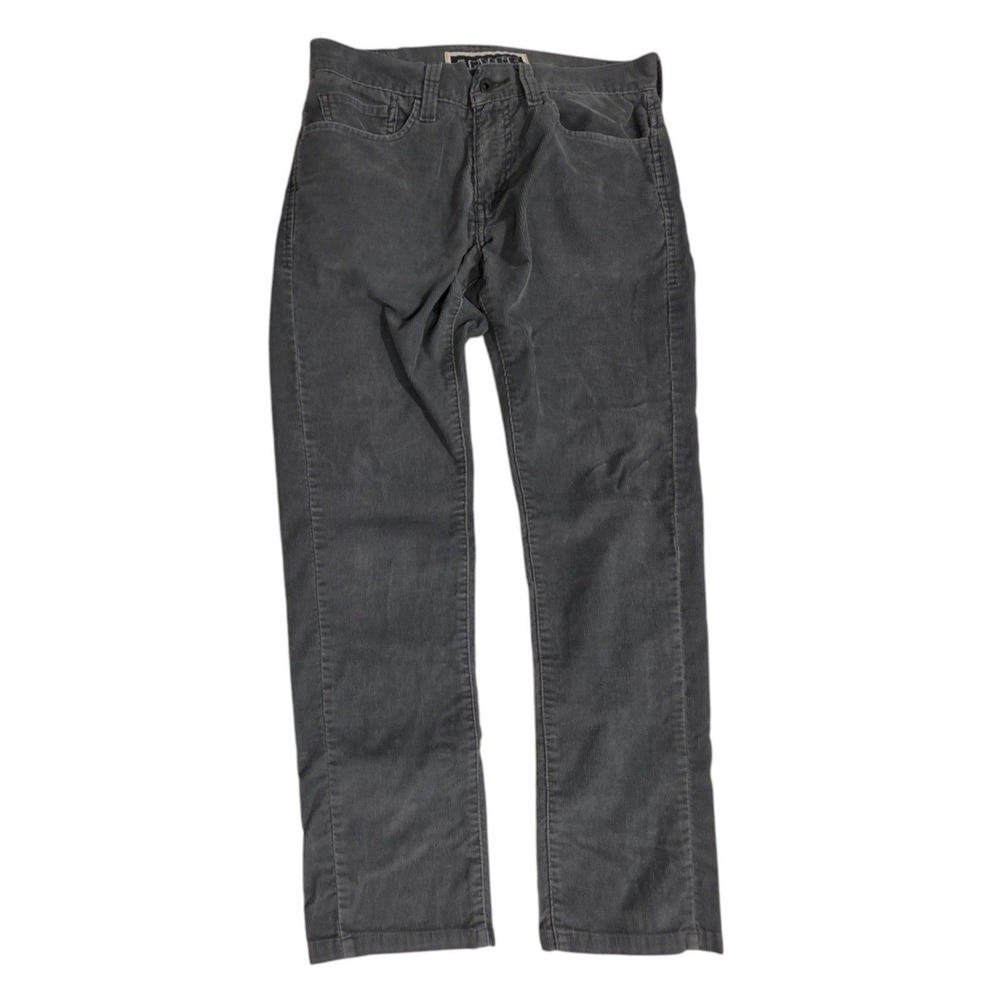 Levi's Mens 511 Skinny Corduroy Pants Charcoal Grey 32x30 (Tagged as 32x32)